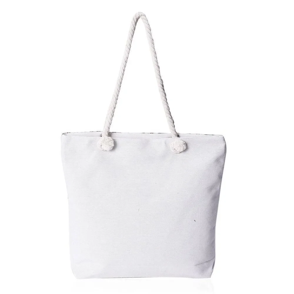 Tote Bag Off White with Big Ben Flower Love